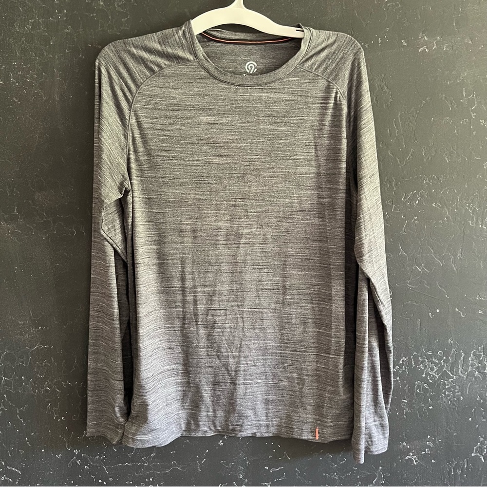 Gray Long Sleeved Champion Shirt Size M